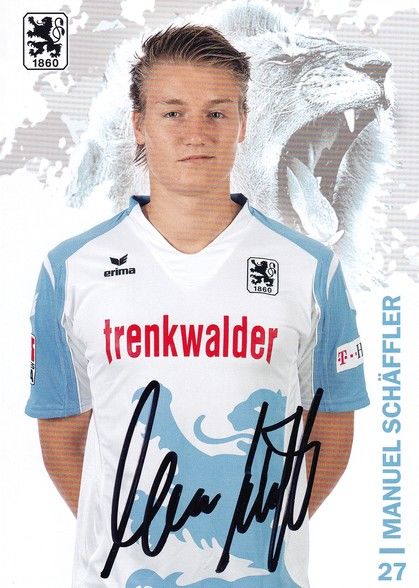 Autogramm Fussball | TSV 1860 München | 2008 | Manuel SCHÄFFLER 