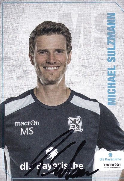 Autogramm Fussball | TSV 1860 München | 2016 | Michael SULZMANN