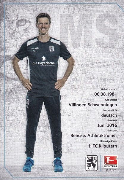 Autogramm Fussball | TSV 1860 München | 2016 | Michael SULZMANN