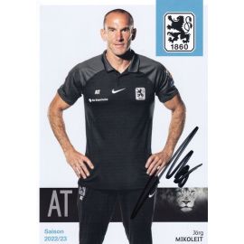Autogramm Fussball | TSV 1860 München | 2022 | Jörg MIKOLEIT