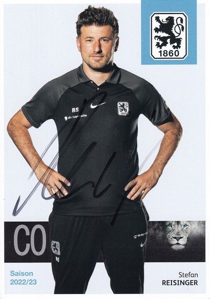 Autogramm Fussball | TSV 1860 München | 2022 | Stefan REISINGER