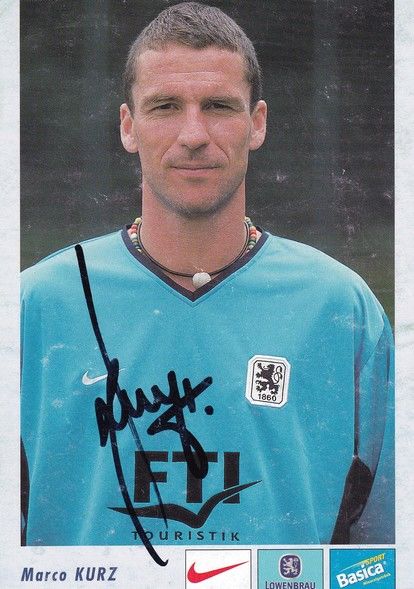 Autogramm Fussball | TSV 1860 München | 2001 | Marco KURZ