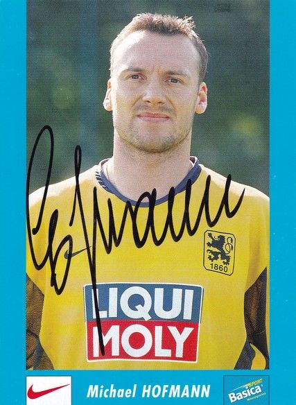 Autogramm Fussball | TSV 1860 München | 2002 | Michael HOFMANN