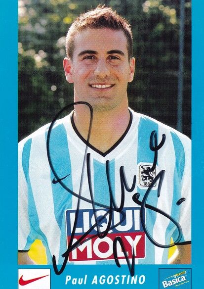 Autogramm Fussball | TSV 1860 München | 2002 | Paul AGOSTINO