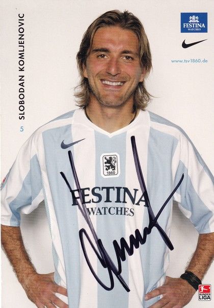 Autogramm Fussball | TSV 1860 München | 2005 | Slobodan KOMLJENOVIC