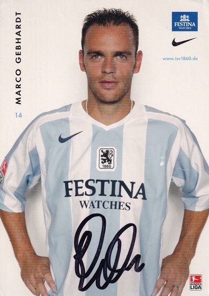Autogramm Fussball | TSV 1860 München | 2005 | Marco GEBHARDT