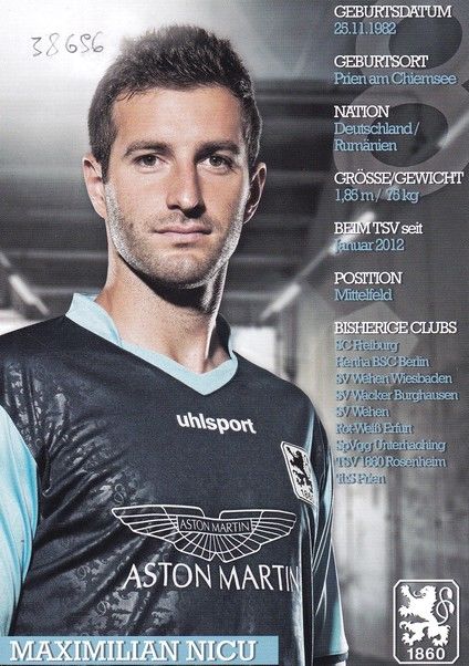 Autogramm Fussball | TSV 1860 München | 2012 | Maximilian NICU