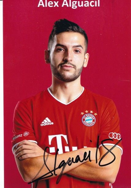 Autogramm Fussball | FC Bayern München (E) | 2020er Foto | Alex ALGUACIL