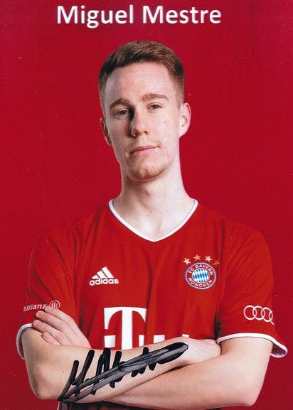 Autogramm Fussball | FC Bayern München (E) | 2020er Foto | Miguel MESTRE