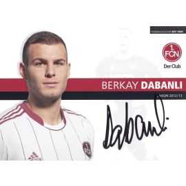 Autogramm Fussball | 1. FC Nürnberg | 2012 | Berkay DABANLI
