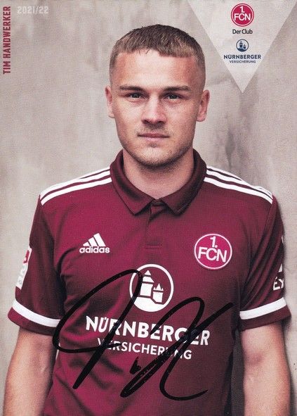 Autogramm Fussball | 1. FC Nürnberg | 2021 | Tim HANDWERKER