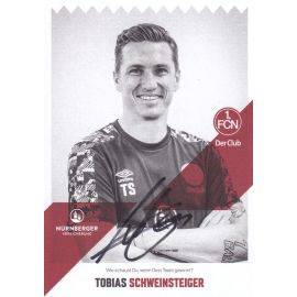 Autogramm Fussball | 1. FC Nürnberg | 2020 | Tobias SCHWEINSTEIGER