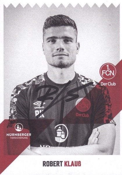 Autogramm Fussball | 1. FC Nürnberg | 2020 | Robert KLAUSS