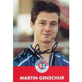 Autogramm Fussball | BSG Stahl Riesa | 2001 | Martin GENSCHUR