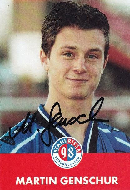 Autogramm Fussball | BSG Stahl Riesa | 2001 | Martin GENSCHUR