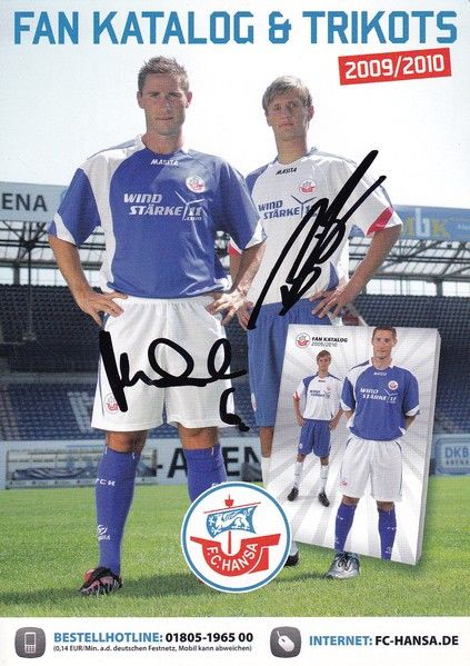 Autogramme Fussball | Hansa Rostock | 2009 | FAN KATALOG
