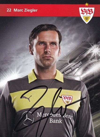 Autogramm Fussball | VfB Stuttgart | 2012 | Marc ZIEGLER