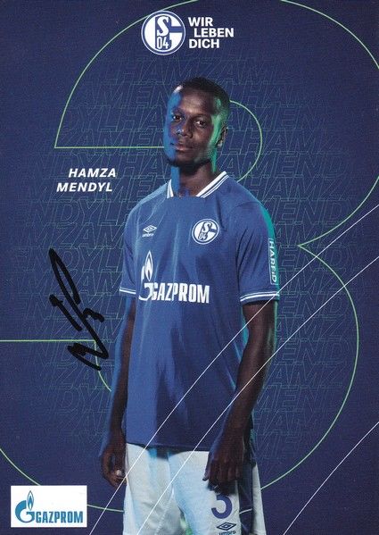 Autogramm Fussball | FC Schalke 04 | 2020 | Hamza MENDYL