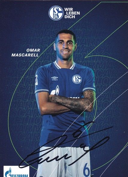 Autogramm Fussball | FC Schalke 04 | 2020 | Omar MASCARELL
