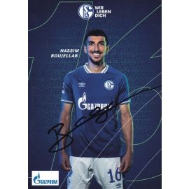Autogramm Fussball | FC Schalke 04 | 2020 | Nassim BOUJELLAB