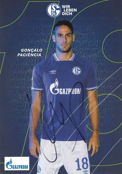 Autogramm Fussball | FC Schalke 04 | 2020 | Goncalo PACIENCIA