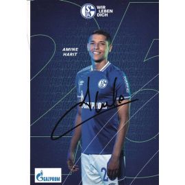 Autogramm Fussball | FC Schalke 04 | 2020 | Amine HARIT