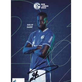 Autogramm Fussball | FC Schalke 04 | 2020 | Salif SANE