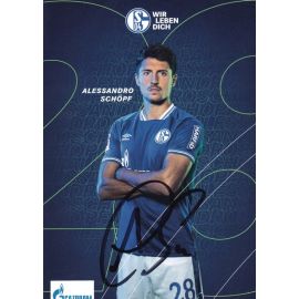 Autogramm Fussball | FC Schalke 04 | 2020 | Alessandro SCHÖPF