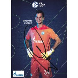 Autogramm Fussball | FC Schalke 04 | 2020 | Michael LANGER