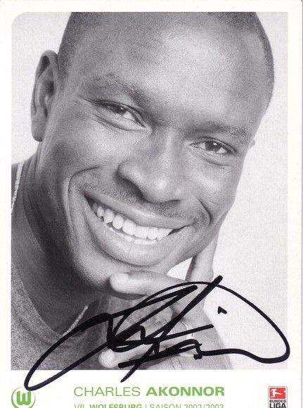 Autogramm Fussball | VfL Wolfsburg | 2002 | Charles AKONNOR