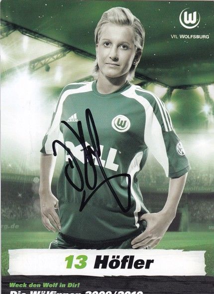 Autogramm Fussball (D) | VfL Wolfsburg | 2009 | Juliane HÖFLER
