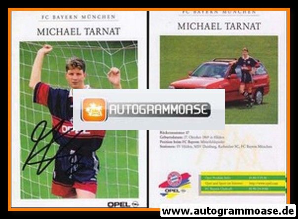 Autogramm Fussball | FC Bayern München | 1997 | Michael TARNAT 