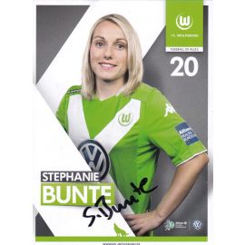 Autogramm Fussball (D) | VfL Wolfsburg | 2014 | Stephanie BUNTE