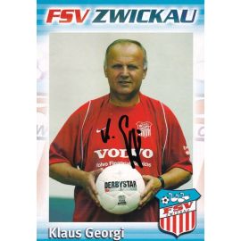 Autogramm Fussball | FSV Zwickau | 2006 | Klaus GEORGI