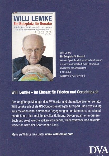 Autogramm Fussball | 2010 | Willi LEMKE (Portrait Color) "Bolzplatz Bouake"