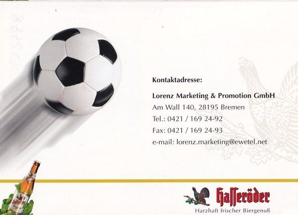 Autogramm Fussball | 2010er | Uwe REINDERS (Portrait Color) Hasseröder