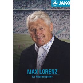 Autogramm Fussball | 2010er | Max LORENZ (Portrait Color) Jako