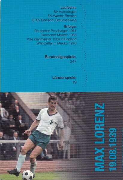 Autogramm Fussball | 2010er | Max LORENZ (Portrait Color) Jako
