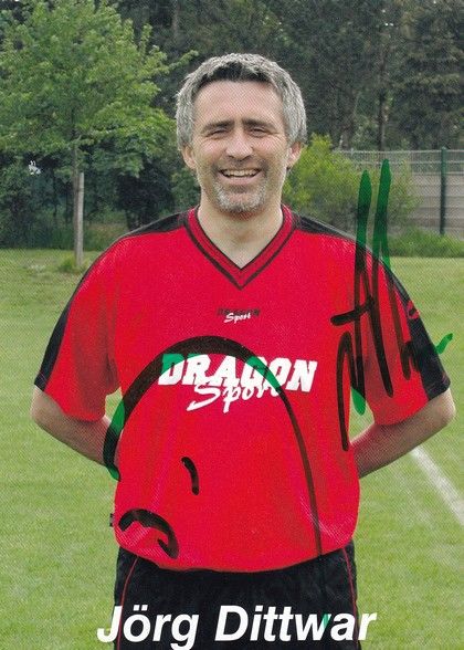 Autogramm Fussball | 2010er | Jörg DITTWAR (Portrait Color) Dragon