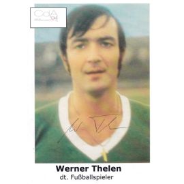 Autogramm Fussball | SV Werder Bremen | 1970 Retro | Werner THELEN