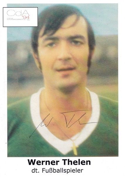 Autogramm Fussball | SV Werder Bremen | 1970 Retro | Werner THELEN