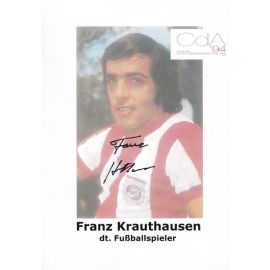 Autogramm Fussball | FC Bayern München | 1970er Retro | Franz KRAUTHAUSEN
