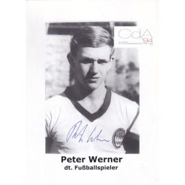 Autogramm Fussball | FC Bayern München | 1960er Retro | Peter WERNER