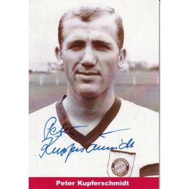Autogramm Fussball | FC Bayern München | 1960er Retro | Peter KUPFERSCHMIDT (Portrait SW) 2