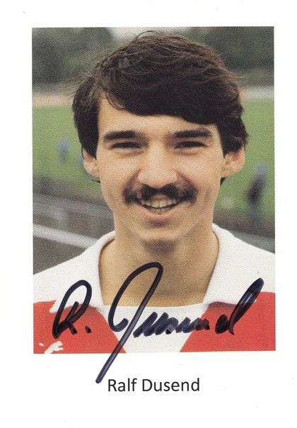 Autogramm Fussball | Fortuna Düsseldorf | 1980er Retro | Ralf DUSEND (Portrait Color) Proparss