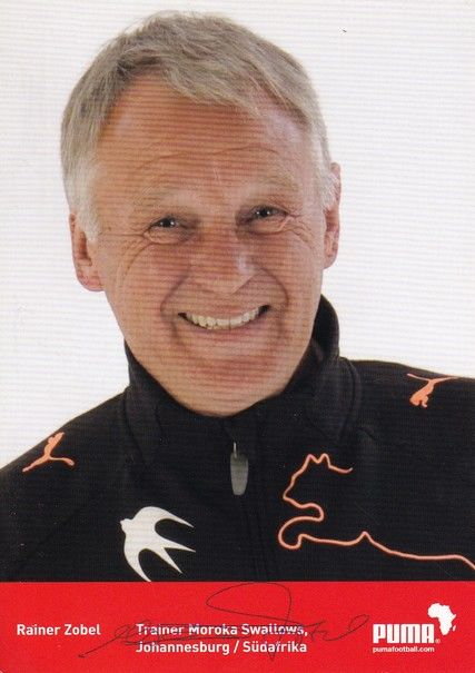 Autogramm Fussball | 2009 | Rainer ZOBEL (Portrait Color) Moroka