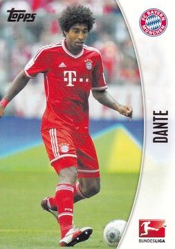 Sticker Fussball | FC Bayern München | 2014 Topps | DANTE (Nr. 154)