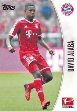 Sticker Fussball | FC Bayern München | 2014 Topps | David ALABA (Nr. 156)