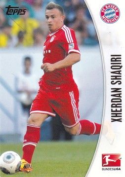 Sticker Fussball | FC Bayern München | 2014 Topps | Xherdan SHAQIRI (Nr. 159)