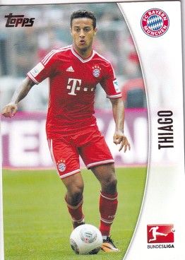 Sticker Fussball | FC Bayern München | 2014 Topps | THIAGO (Nr. 160)